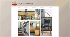 Desktop Screenshot of ironbearforge.com